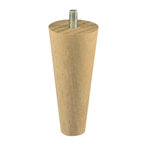 Picior conic, din lemn masiv, h80