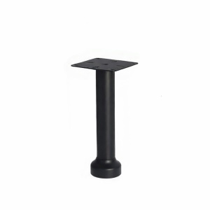 Picior mobilier WAW, Demir, D 25, H 80, reglabil, metalic, finisaj negru mat