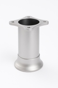 Picior mobilier WAW, Eko, D 50, H 50, reglabil, din ABS, finisaj aluminiu
