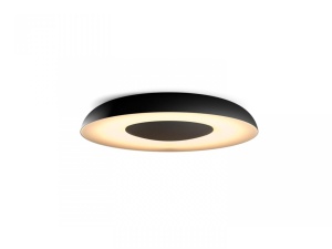 Plafoniera LED Philips Hue Still, Bluetooth, 22.5W (204W), 2500 lm ,lumina alba (2200-6500K), IP20, Metal/Plastic, 39.1cm, Negru, Intrerupator cu variator inclus - Img 1