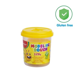 Plastilina la borcan, 120 g, Galben