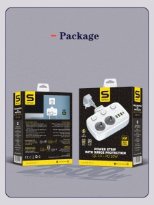 Prelungitor tip priza cu protectie Serioux Quick Charge 3.0, parametri nominali: 2500W-10A(Max) 250V, Intrare: AC100-250V 10A 50/60HZ , Ieșire PD: 5V=3A 9V=2.22A 12V=1.67A 20W (MAX), Ieșire QC: 5V-3A 9V=2A 12V=1.5A 18W (MAX) , Ieșire Auto-ID: 5V-2.4A - Img 17