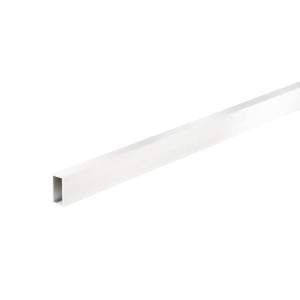 Profil aluminiu rectangular 20x10mm 1m alb