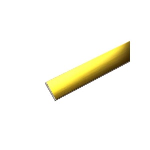 Profil platband aluminiu 25x2mm 1m auriu lucios
