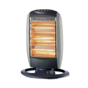 Radiator electric, 1200 W, 3 trepte incalzire, 3 rezistente, cu oscilatie, ZLN-8397, Floria, Gri
