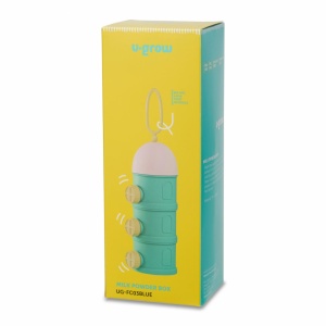 Recipient lapte praf U-Grow, albastru, cu 3 compartimente - Img 3