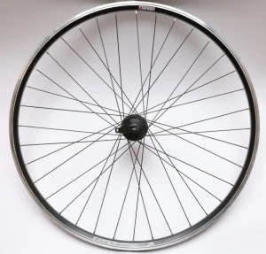 Roata Fata Pegas 29'', 36H, Prindere disc in 6 suruburi, Neagra
