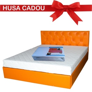 Saltea cu arcuri, Pluto Traditional Spring Comfort 160x200x20cm, cu plasa de arcuri tip Bonell, husa detasabila tricot, hipoalergenica, fermitate mediu spre tare, Saltsib - Img 2