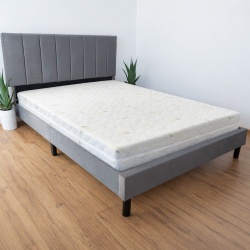 Saltea ortopedica Holiday Perfect Dream 120x200x25 cm, arcuri pocket, 7 zone confort, spuma memory, husa detasabila, fermitate medie - Img 1