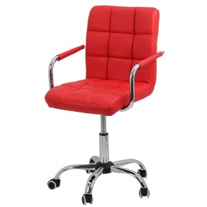 Scaun birou copii OFF 328, inaltime ajustabila, rotativ, cu brate, piele ecologica, 65 kg - Img 2