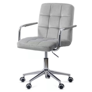Scaun birou copii OFF 328V, ergonomic, catifea, inaltime reglabila, rotativ, 80 kg