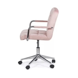 Scaun birou copii OFF 328V, ergonomic, catifea, inaltime reglabila, rotativ, 80 kg - Img 3