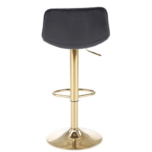 Scaun de bar HM H120 velvet Negru - Img 3