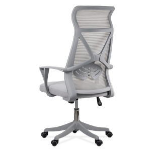 Scaun de birou ergonomic OFF 431, mesh, suport lombar, mecanism de inclinare, roti gumate, cadru polipropilena, 100 kg