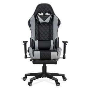 Scaun de birou OFF 307, gaming, spatar rabatabil, cotiere reglabile, mecanism de balans, 110 kg - Img 1