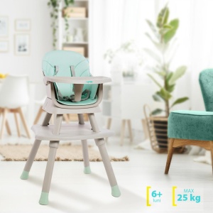 Scaun de masa multifunctional verde menta, U-Grow - Img 5
