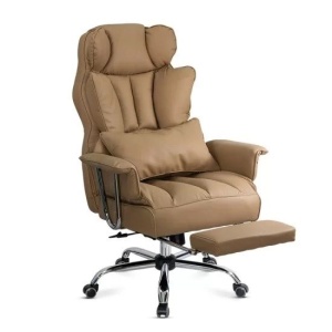 Scaun directorial OFF413, piele ecologica, robust, cadru metalic, mecanism a-sincron, role gumate, 150 kg - Img 2