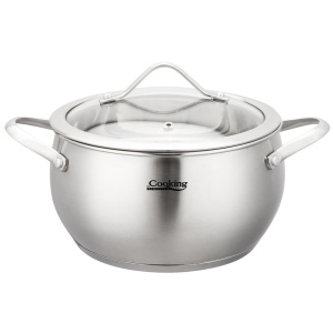 Semioala Heinner 3.3L inox 22x11 cm – compatibila inductie, capac sticla termorezistenta - Img 2