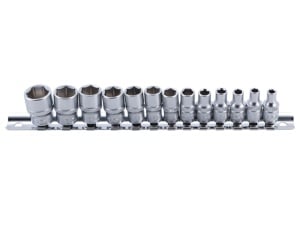 Set 10 tubulare hexagonale 4 - 13 mm, prindere 1/4 inch