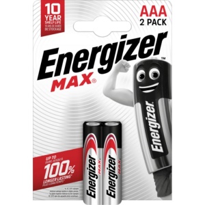 Set 2 baterii, AAA, LR03, 1.5V, Energizer Max