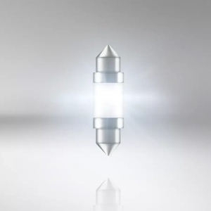 Set 2 becuri auto C5W, lumina rece, Osram - Img 2