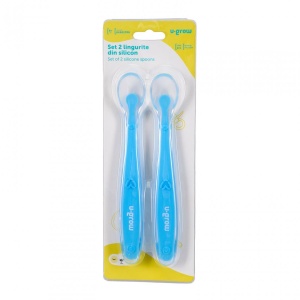 Set 2 lingurite silicon , light blue, U-Grow - Img 3