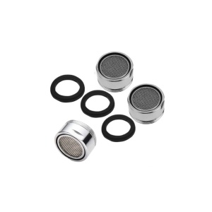 Set 3 bucati perlator cromat pentru baterie sanitara 24mm