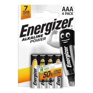 Set 4 baterii, AAA, LR03, 1.5V, Energizer Alkaline