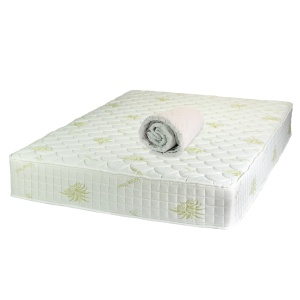 Set Saltea cu arcuri impachetate individual, Pocket Spring Milano, 180x200x24cm, fermitate mediu spre soft, sistem de aerisire perimetral, Saltex plus husa microfibra, antiacarieni, lavabila la 95 C