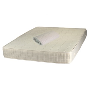 Set Saltea ortopedica, tip relaxa, Dafin Lux Ortopedic, 140x200x21cm, fermitate medie, cu plasa de arcuri tip Bonell, fata vara-iarna, sistem de aerisire cu butoni, Salt Confort plus husa hipoalergenica, microfibra, lavabila la 95 C
