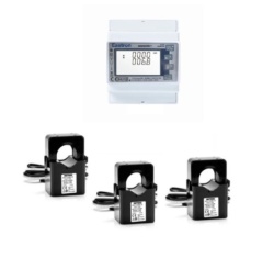 Solplanet EASTRON SDM630MCT V2, w/ PV mode, incl. CTs. 3p (L1,L2,L3,N), 3x230/400V, Modbus,9600bps, incl. 3pcs ESCT-T24 250A/1A, with PV mode for phase-balanced energy flow calculation