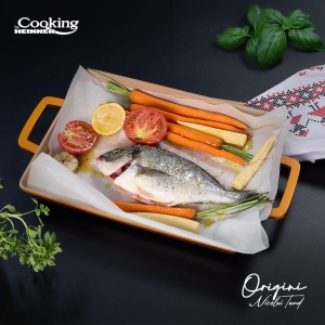 TAVA GRATAR ALUMINIU TURNAT 36 x 26.4 x 4 CM, NICOLAI TAND, ORIGINI, COOKING BY HEINNER - Img 5