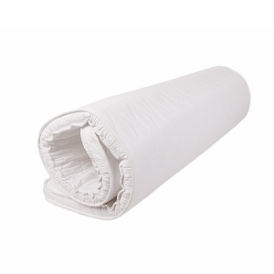 Topper saltea 90x190 spuma 5cm, fermitate moale, spuma poliuretanica, husa fixa matlasata, microfibra, Saltsib