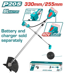 TOTAL - MOTOCOASA SI TRIMMER - LI-ION 40V (NU INCLUDE ACUMULATOR SI INCARCATOR)