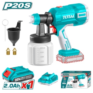 TOTAL - PISTOL DE VOPSIT - 20V LI-ION (INCLUDE ACUMULATOR SI INCARCATOR)