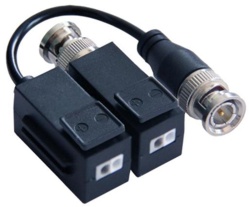 Video balun DS-1H18-A, Video balun pasiv Hikvision, DS-1H18-A ; set 2 bucati ( o bucata cu cablu si o bucata fara cablu); transmite semnal video pe cablu UTP pana la 350m; compatibil standard HDCVI/TVI/AHD/CVBS, greutate 39g