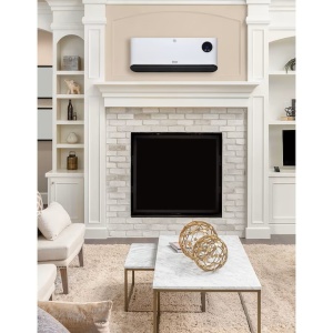 Aeroterma de perete, 2200 W, 2 trepte incalzire, cu oscilatie, telecomanda, display LED, senzori ferestre deschise, ZLN-5626, Zilan, Alb - Img 2
