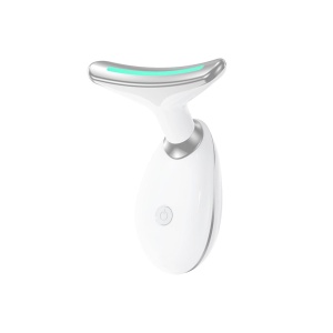 Aparat masaj, pentru gat, vibratii sonice, 600 mAh, XO-FG05, Alb