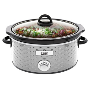 Aparat pentru gatit lent, 4.25 litri, capac sticla, Bro Slow Cooker PRO, iHunt - Img 3