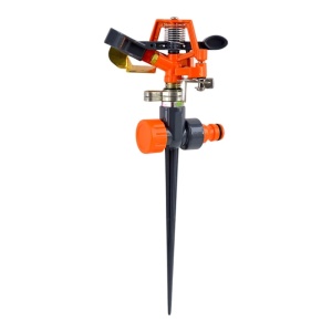 Aspersor metalic, cu pivot, raza de stropire 15 metri