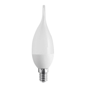 Bec LED flacara E14 6W lumina rece GTV