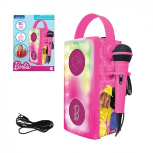 BOXA CU LUMINI&MICROFON FARA FIR, BARBIE - Img 1
