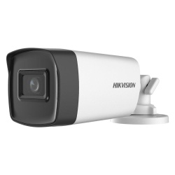 Camera supraveghere Turbo HD bullet Hikvision DS-2CE17H0T-IT3E(2.8mm) C, 5MP, POC, rezolutie 2560 × 1944 @20fps, iluminare 0.01 Lux @ (F2.0, AGC ON), 0 Lux cu IR, lentila 2.8mm, distanta IR 40m, Digital WDR, BLC, HLC, Global, 2D DNR, ICR, 1 HD analog