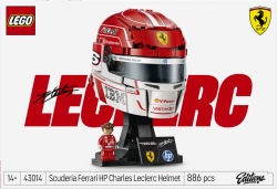 CASCA LUI CHARLES LECLERC SCUDERIA FERRARI HP LEGO43014 - Img 3