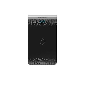 Cititor card Hikvision pentru inrolarea cardurilor in soft, DS-K1F100- D8E; Frecventa citire: 13.56MHz si 125KHz; Standard IC Card, and ID (EM) Card; USB 2.0; Driver Free; 200mA; Dimensiuni: 117mm × 67.5mm × 14.3mm;