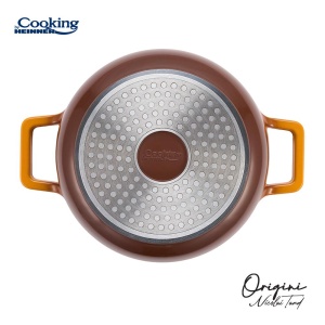 CRATITA ALUMINIU TURNAT + CAPAC 20x10 CM, 2.4L, NICOLAI TAND, ORIGINI, COOKING BY HEINNER - Img 6