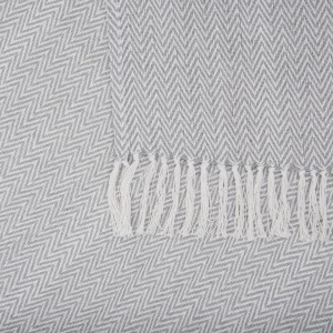 CUVERTURA PLED 200X220 CM ZAG GREY - Img 3