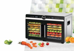 DESHIDRATOR FRUCTE SI LEGUME HEINNER DUALDRY ELITE HFD-KDDB1400BKSS - Img 12