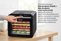 DESHIDRATOR FRUCTE SI LEGUME HEINNER NATUREDRY HFD-KD600BK - Img 6