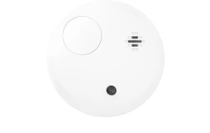 Detector de fum wireless Hikvision DS-PDSMK-E-WE, frecventa operare: 868MHz, criptare: AES-128 Encryption, transmisie in camp deschis: 800m, alarma sonora: ≥ 85 dB @ 3 m, alimentare pe baterie ( Non Replaceable CR17450 x 1pcs), durata medie a bateriei in